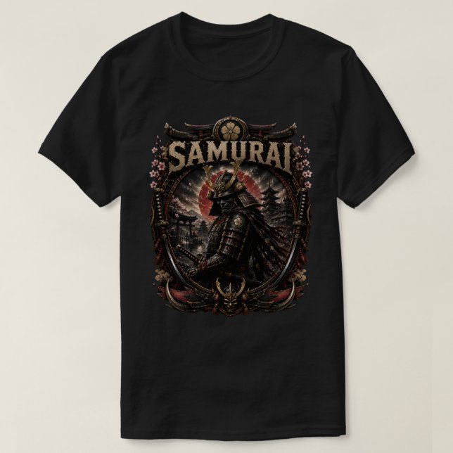 Camiseta Samurai Guerreiro Elite (Frente do Design)