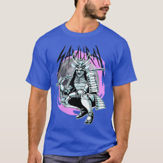 Camiseta Samurai Guerreiro Japão Vestimento do estilo Tóqui