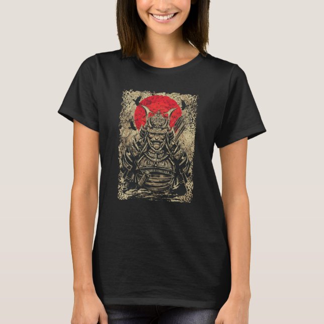 Camiseta Samurai, guerreiro japonês (Frente)