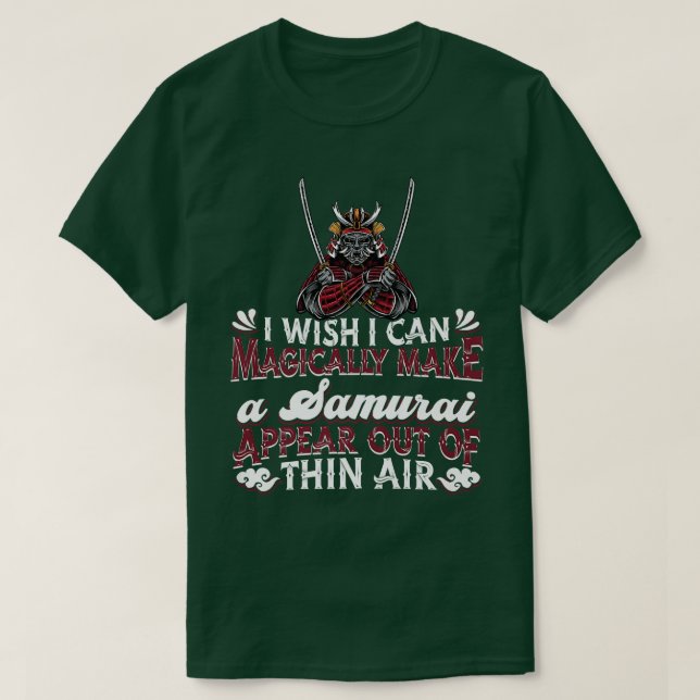 Camiseta Samurai - Guerreiro Samurai - Katana - Combatente  (Frente do Design)