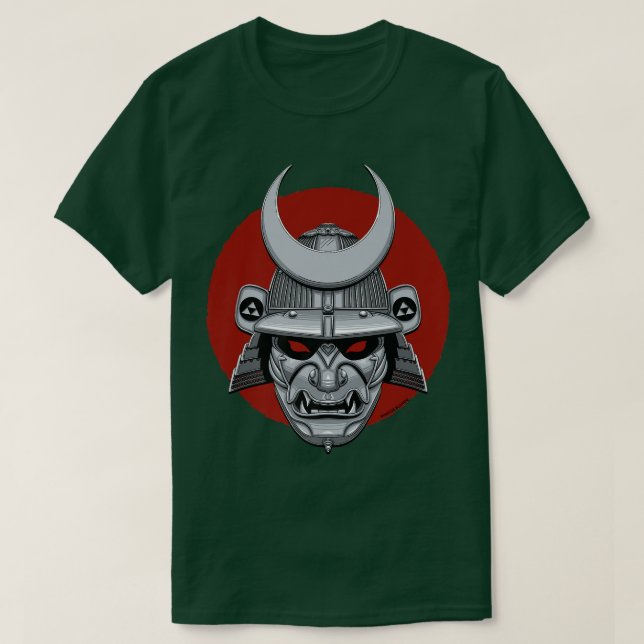 Camiseta Samurai Helm (2) (Frente do Design)