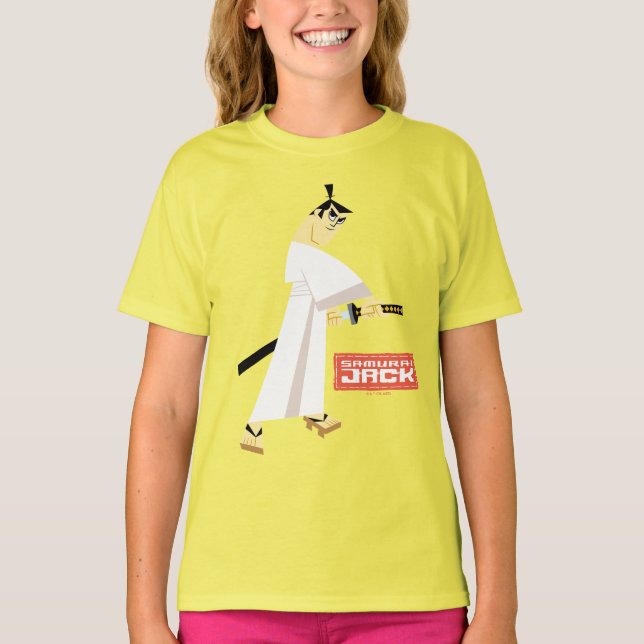 Camiseta Samurai Jack Drawing Sword (Frente)