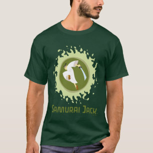 Camiseta Samurai Jack Pulando Gráfico