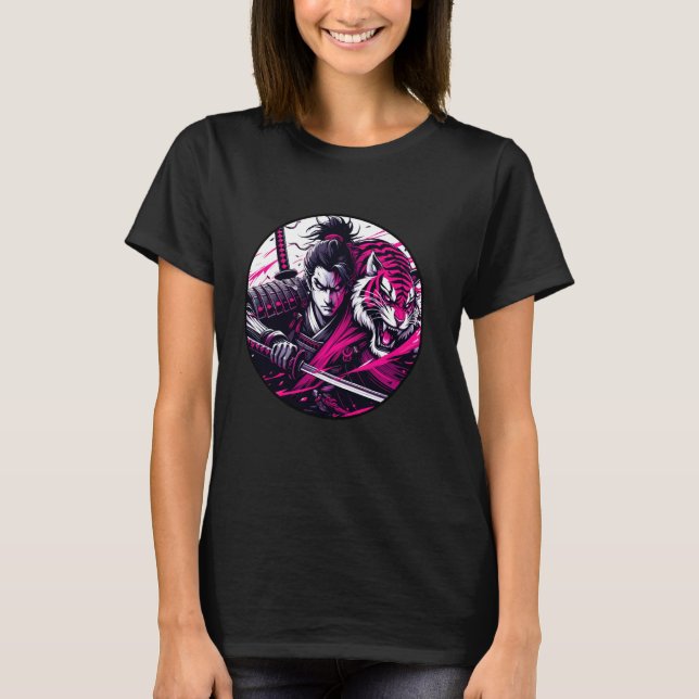 Camiseta Samurai Japanese Encounter Anime Meets Samurai In  (Frente)