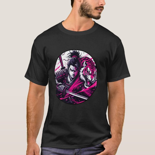 Camiseta Samurai Japanese Encounter Anime Meets Samurai In  (Frente)