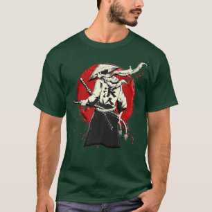 Camiseta Samurai Japanese warrior bushido swordsman (2)