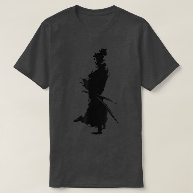 Camiseta Samurai Japanese Warrior T-Shirt Copy (Frente do Design)