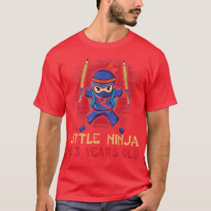 Camiseta Samurai Japão, 3 anos de idade, Nascer de nascimen