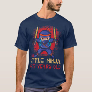 Camiseta Samurai Japão, 5 anos de idade do Nascer de nascim