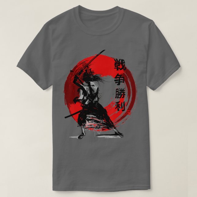 Camiseta Samurai Japão Guerreiro Japonês Impressão Bus de A (Frente do Design)