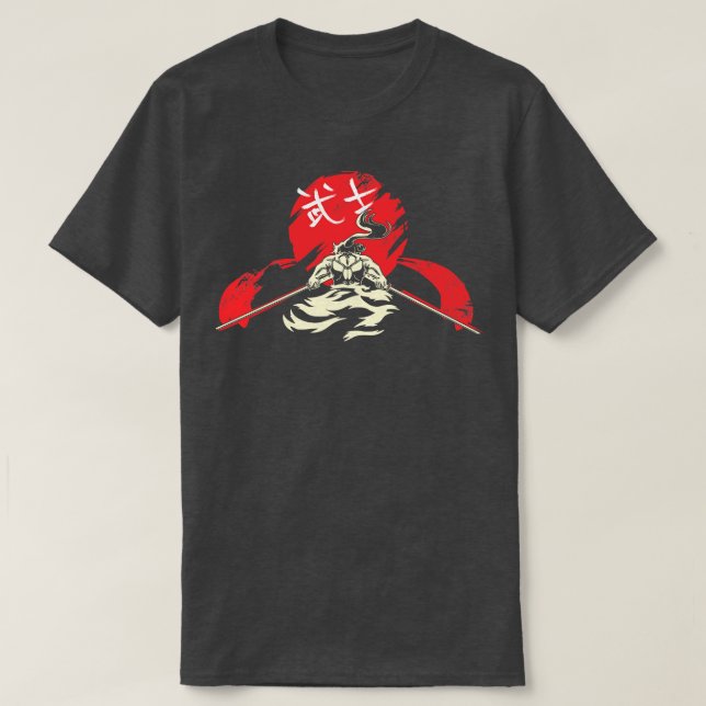 Camiseta Samurai Japonês Art Japonês (Frente do Design)