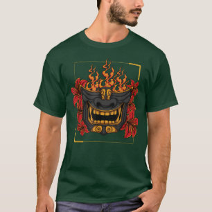 Camiseta Samurai Japonês e Máscara do Personagem I Samurai 