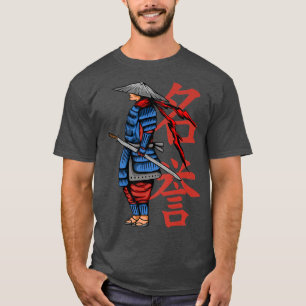 Camiseta Samurai Japonês Gueror Honor Kanji Símbolo Ronin 
