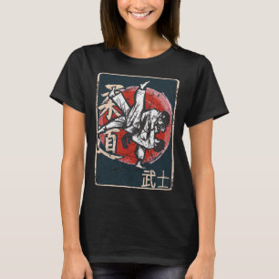 Camiseta Samurai Japonês Guerreiro Moderno Japonês Japonês