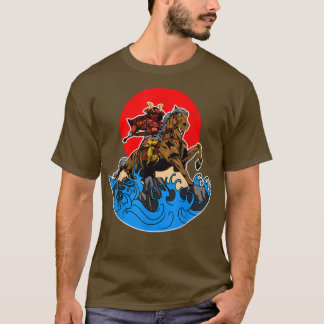 Camiseta Samurai Japonês: Katana Armor Warrior T-Shir