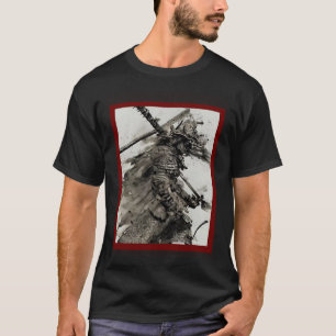 Camiseta Samurai Japonês Lutador Vintage Retro