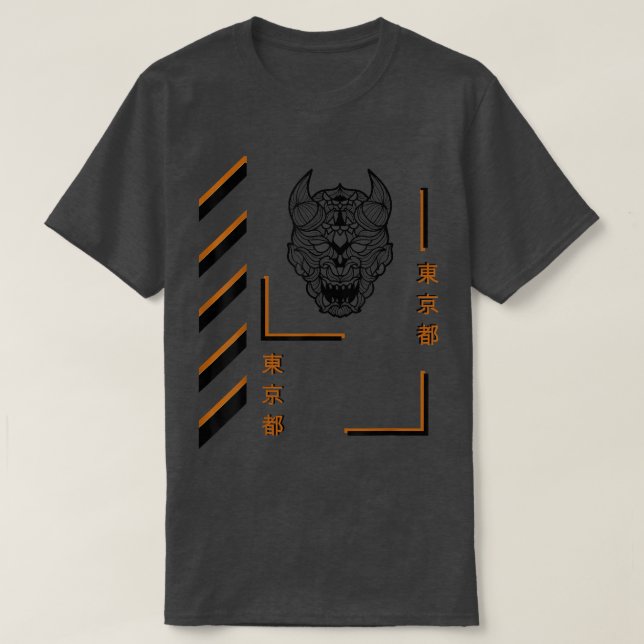 Camiseta Samurai mandala vestuário de verão (Frente do Design)