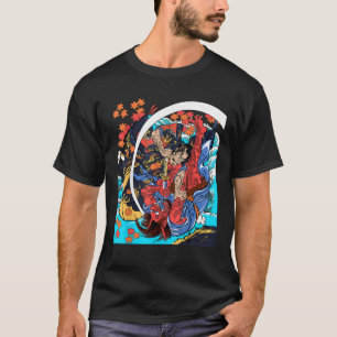 Camiseta Samurai Matares Oni Ogre Monster ukiyo e Japonês K