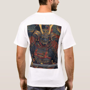 Camiseta Samurai Minimalista Art T-Shirt - Inspiração por A