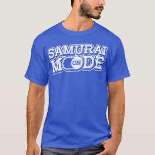 Camiseta Samurai Mode On Sword Art Japonês Figho Warrio