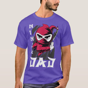 Camiseta Samurai - Padre Ninja - Cópia de Cópia do Pai T-Sh