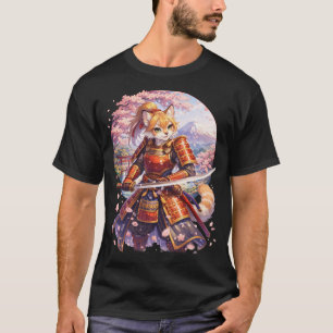 Camiseta Samurai Panda Vermelho