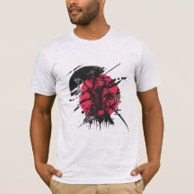 Camiseta samurai para homens