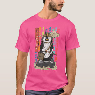 Camiseta Samurai Penguin A Linux Penguin