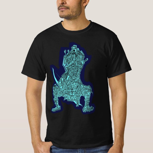 Camiseta Samurai, por Brian Benson (Frente)