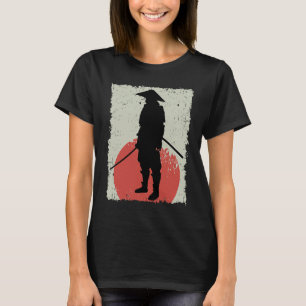 Camiseta Samurai Retro Vintage Guerreiro Japonês Espadarte 