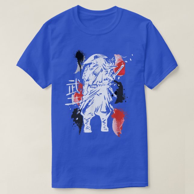 Camiseta samurai ronin T-shirt Copiar Copiar Copiar Copiar  (Frente do Design)