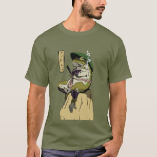 Camiseta Samurai Sapo: Guardião do Lotus
