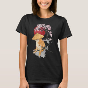 Camiseta Samurai Shiba Inu Cachorro Japonês Blossom Saku
