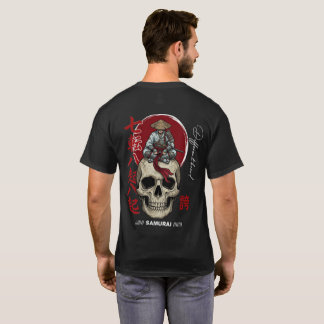 Camiseta Samurai Skull – Guerreiro Japonês Sombrio