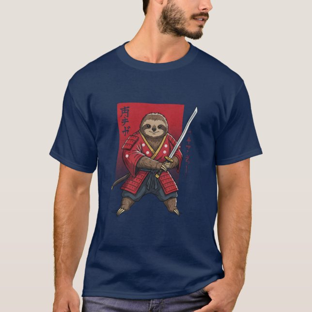 Camiseta  Samurai Sloth T-Shirt  (Frente)