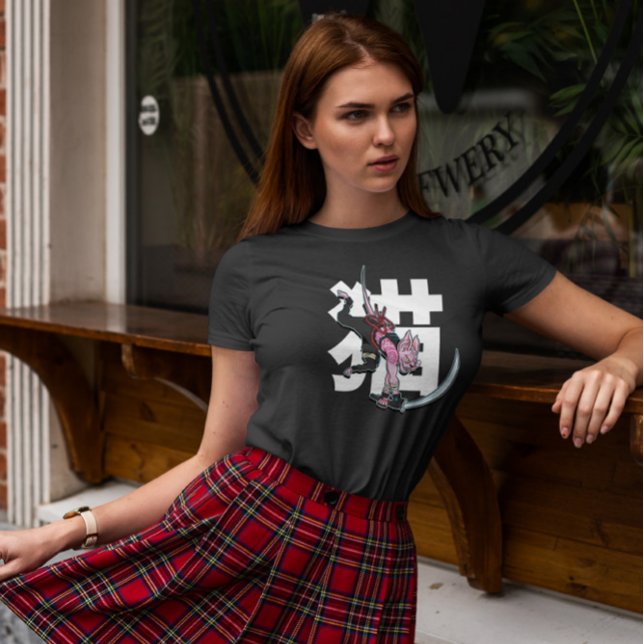 Camiseta Samurai Sphynx Cat (Criador carregado)