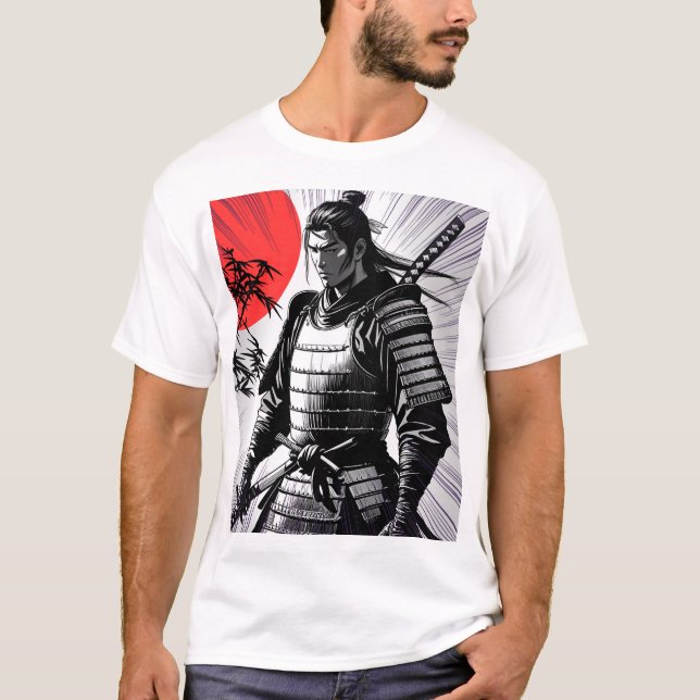 Camiseta Samurai Spirit Ascensão Sun Art (Frente)
