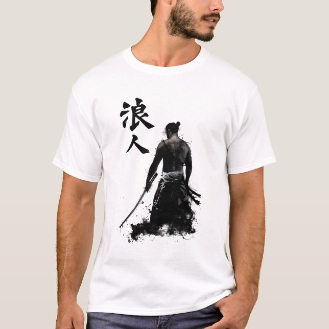 Camiseta Samurai Spirit | T-Shirt tradicional japonês (Frente)