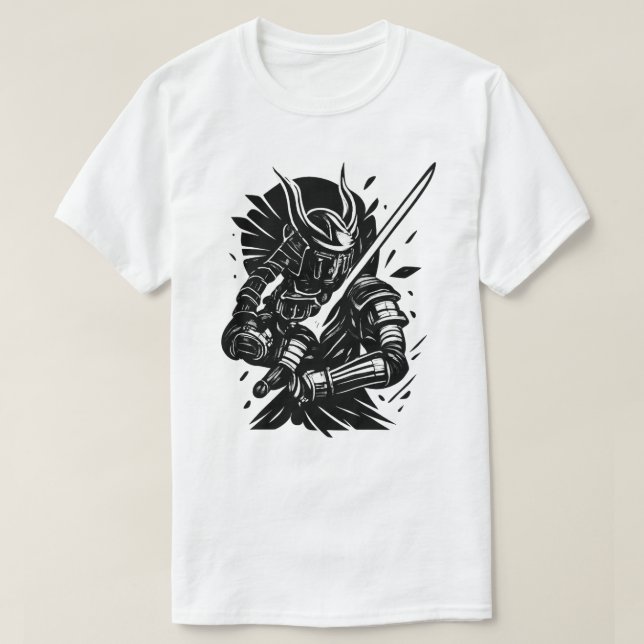 Camiseta Samurai Spirit: The Art of Strength and Honor (Frente do Design)