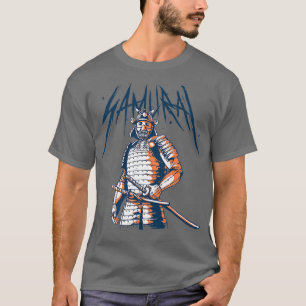 Camiseta Samurai T-Shirt Japonês Guerreiro de Espada Japão 