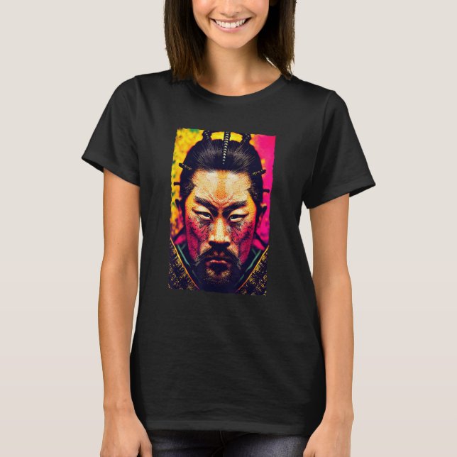 Camiseta Samurai  Ultimate Japanese Warrior  MMA  Martial A (Frente)