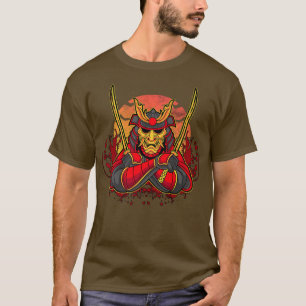 Camiseta Samurai Warrior Bushido Code Japonês Swordsmen Vi