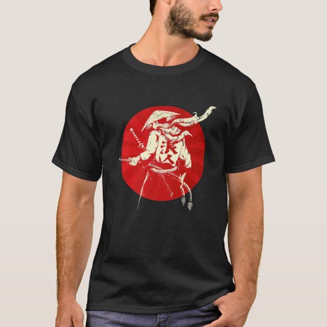 Camiseta Samurai Warrior Bushido Code Japoneses Espadarte (Frente)