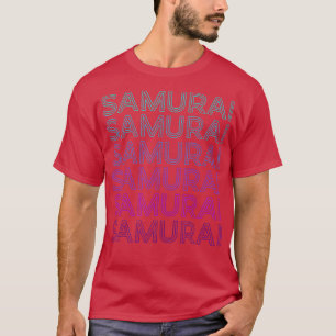 Camiseta Samurai Warrior Bushido Japonês Retro T-Shirt