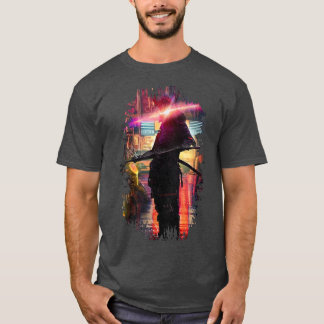Camiseta Samurai Warrior Japão Tóquio Combateu Estilo Cloth