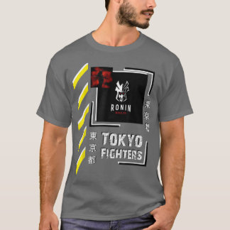 Camiseta Samurai Warrior Japão Tóquio Combateu Estilo Cloth