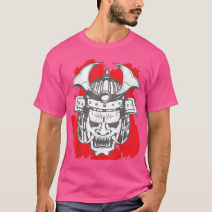 Camiseta Samurai Warrior Japonês Bushido Dragon Oni Knight