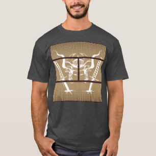 Camiseta Samurai Warrior Japonês Bushido Swords