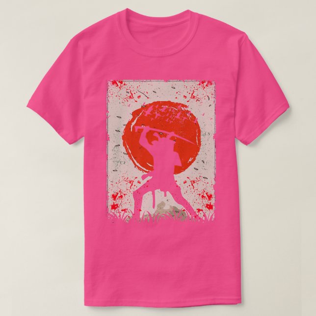 Camiseta Samurai Warrior Japonês Espadarte  (Frente do Design)