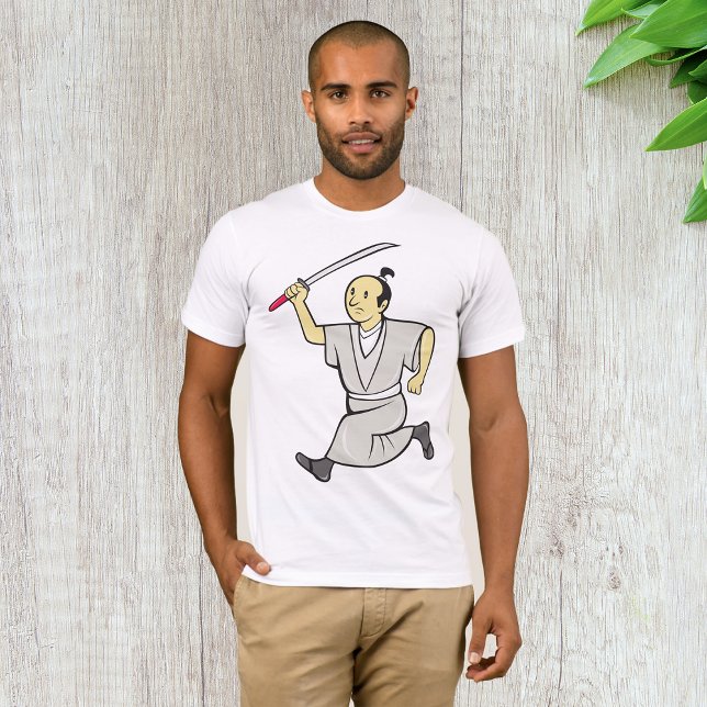 Camiseta Samurai Warrior Mens T-Shirt (Criador carregado)
